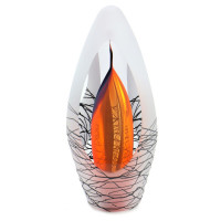 Glazen urn, “Spirit Krakele” 3 kleuren
