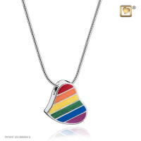 “Pride®” Rainbow hanger met asruimten en collier PD1003