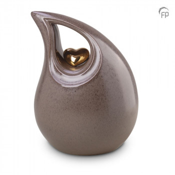 keramische-druppel-urn-groot-beige-glad-goudkleurig-hart-mastaba_ku-006_fp-funeral-products_memento-aan-jou