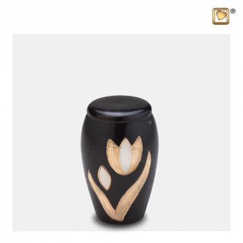 antraciet-mini-urn-gravering-tulp-effect-goud-kleurig-parel-tulip-klein_lu-k-502