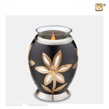 antraciet-waxinelicht-urn-lelies-effect-goud-kleurig-parel-lillies_lu-t-503