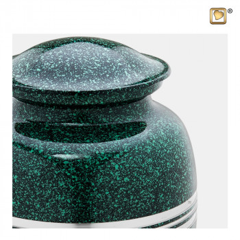 urn-smaragd-gespikkeld-kleurige-mat-geborsteld-zilverkleurig-effect-speckled-emerald-zoom_lu-a-213