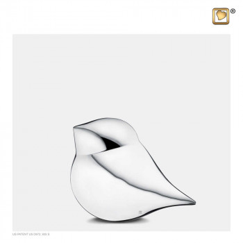 zilver-kleurige-mini-urn-klassieke-mannetjes-vogel-glanzend-silver-soudbird-male-klein_lu-k-562