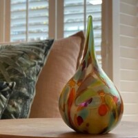 Glazen mini-urn druppel, “Elan Collection” Flowerfield-E02DF