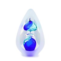 Glazen urn, “Orion” leverbaar in 2 kleuren-A05