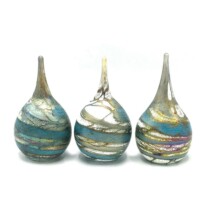 Glazen mini-urn druppel, “Elan Collection” Nova-E02DN