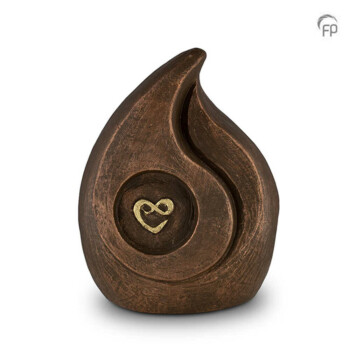 keramische-urn-bronskleurig-druppel-goudkleurig-hart-infinity-4l_ugk090b