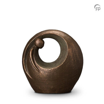 keramische-urn-bronskleurig-eenzaam-maar-niet-alleen-3l_ugk039b