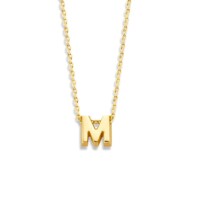 Capital, 1, inclusief collier, 14kt goud, Just Franky