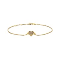 Armband hartje, 14kt goud, Ashes collectie, Just Franky