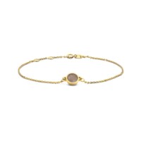 Armband rondje, 14kt goud, Ashes collectie, Just Franky