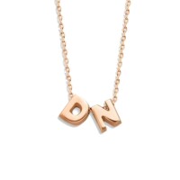 Capital, 2, inclusief collier, 14kt goud, Just Franky