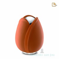 Tulip® Urn Middel- Oranje/zilver – M1051