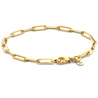 Charm armband petite in 14kt geelgoud, Just Franky