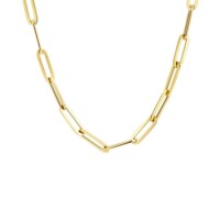 Charm collier in 14kt geelgoud, Just Franky