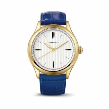 memoria-horloge-lux-gold-ocean-blauw