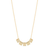 Cube, 5, inclusief collier, 14kt goud, Just Franky