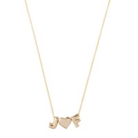Capital, 3, inclusief collier, 14kt goud, Just Franky